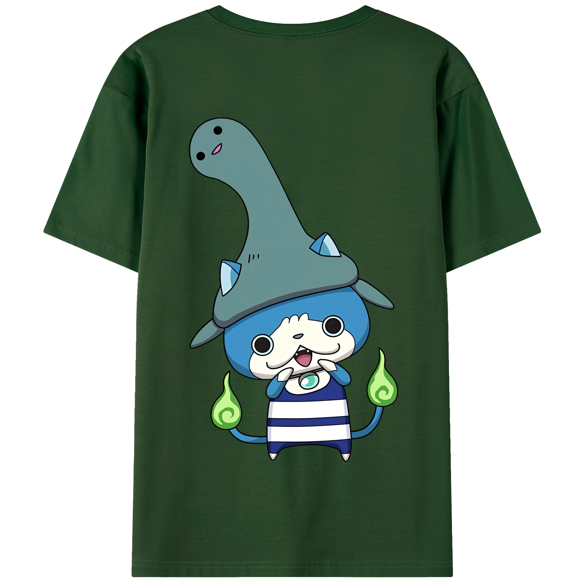 （画像用） 妖怪ウォッチ Yo-kai Watch 綿100％半袖Tシャツ（背面プリント）